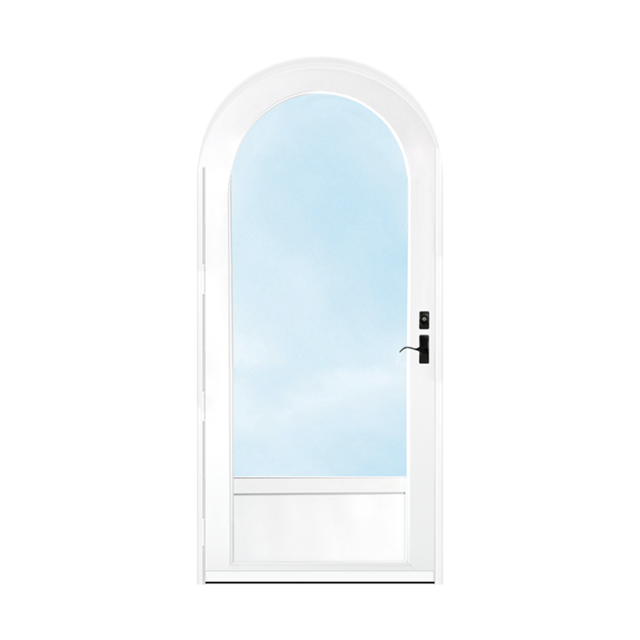 Arch Top Storm Door - 3/4" View